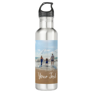 Personalized Photo & Custom Text Template   710 Ml Water Bottle
