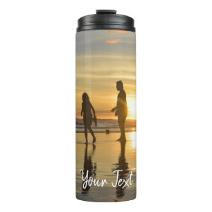 Personalized Photo & Custom Text Template   Thermal Tumbler