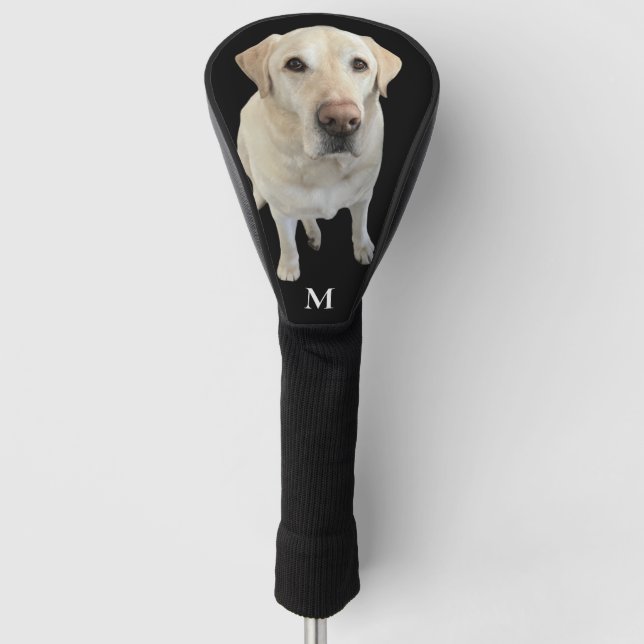 Personalized Photo Customized Monogram  Golf Head Cover (Front)