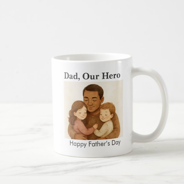 Personalized Photo Dad Coffee Mug (Right)