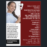 Personalized Photo, Dentistry, Dentist Advertising Flyer<br><div class="desc">Personalized Photo,  Dentistry,  Dentist Advertising Flyer by The Business Card Store.</div>