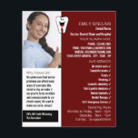 Personalized Photo, Dentistry, Dentist Advertising Flyer<br><div class="desc">Personalized Photo,  Dentistry,  Dentist Advertising Flyer by The Business Card Store.</div>