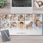 Personalized Photo Desk Mat<br><div class="desc">Personalized 8 Photo Collage Desk Mat. Celebrate family moments with this custom desk mat, designed to bring warmth and personality to any workspace. The top features an 8-photo collage, perfect for showcasing favourite memories—whether it’s sweet snapshots of the kids, family adventures, or special moments together. At the bottom, a soft...</div>