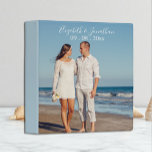 Personalized Photo Destination Wedding Album Binder<br><div class="desc">Personalized photo for a wedding event. Photo templates via Pixabay licensed under CC0 and must be replaced with your own photos</div>