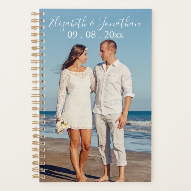 Personalized Photo Destination Wedding Planner (Front)