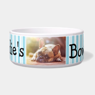 Personalized Photo Dog Bowl