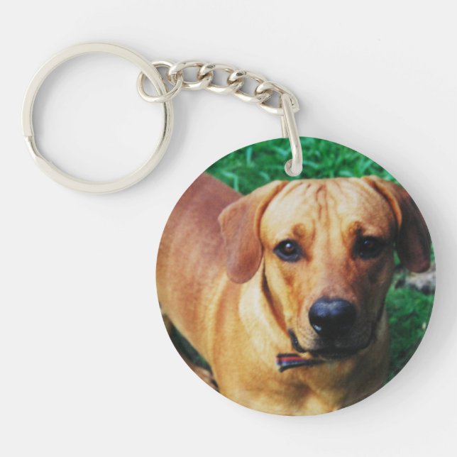Personalized Photo Double Sided Keyring (Front)