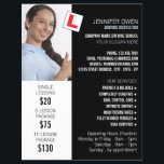 Personalized Photo, Driving School, Instructor Flyer<br><div class="desc">Personalized Photo,  Driving School,  Instructor Advertising Flyer by The Business Card Store.</div>