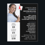 Personalized Photo, Driving School, Instructor Flyer<br><div class="desc">Personalized Photo,  Driving School,  Instructor Advertising Flyer by The Business Card Store.</div>