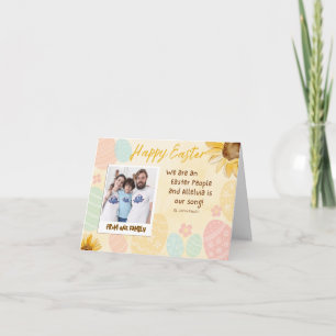 Personalized Photo Easter Flat Holiday Card