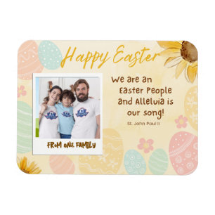 Personalized Photo Easter Magnet