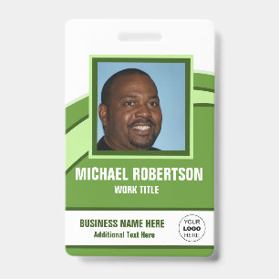 Personalized Photo Employee Badge