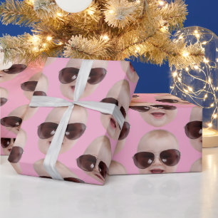 Personalized Photo Face Gift, Birthday Christmas Wrapping Paper