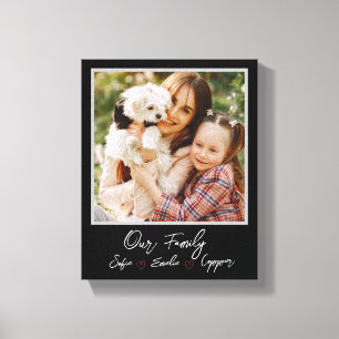  Personalized Photo family Canvas  Print