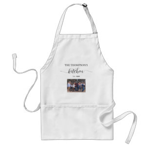 Personalized Photo Family Kitchen Bundle Standard Apron