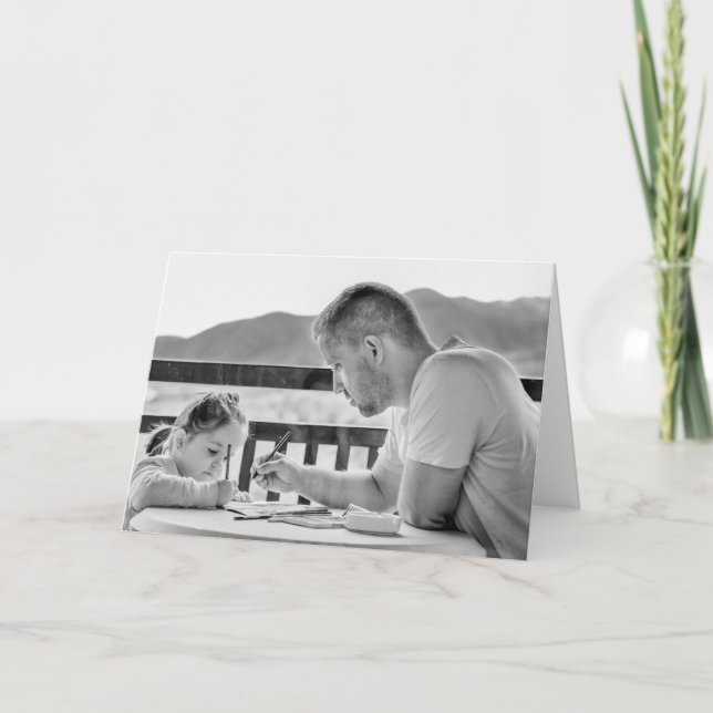 Personalized Photo Father's Day Card (Front)