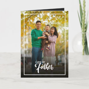 Personalized Photo Father's Day ,Holiday Dad gift Card
