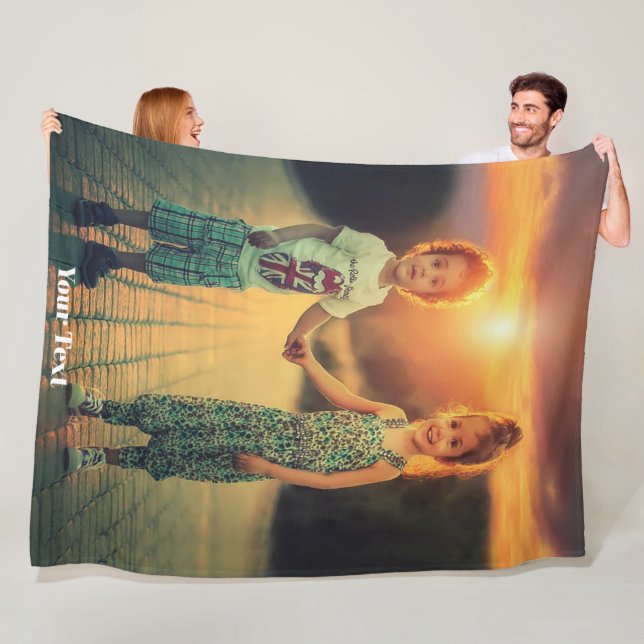 Personalized Photo Fleece Blanket (In Situ)