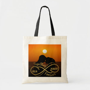 Personalized Photo Forever Valentine's Tote Bag