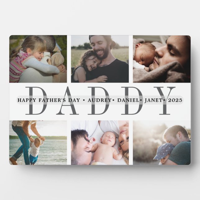Personalized Photo Frame Custom Daddy Father's Day (Front)