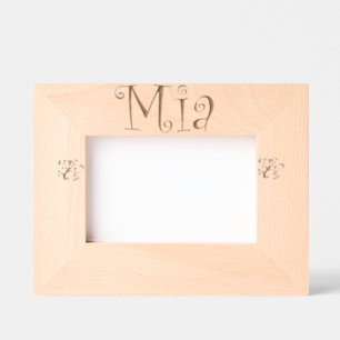 Personalized Photo frame Mia / Picture frame girl