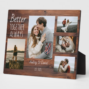 Personalized Photo Frames Wood Texture