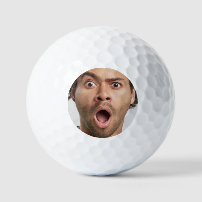 Personalized Photo Fun Golf Balls (Front)