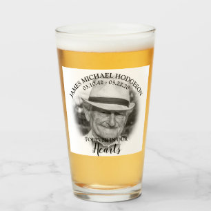Personalized Photo Funeral Keepsake Glass