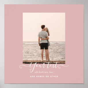 Personalized PHOTO GIFT - Family Friends Newlyweds Poster