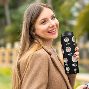 Personalized Photo Gift For Grandma Custom Picture Thermal Tumbler