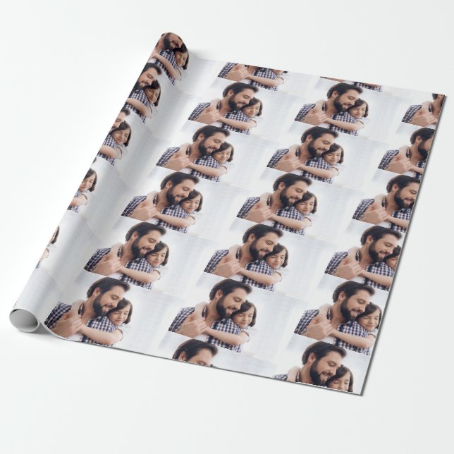 Personalized Photo Gift Wrap (Unrolled)