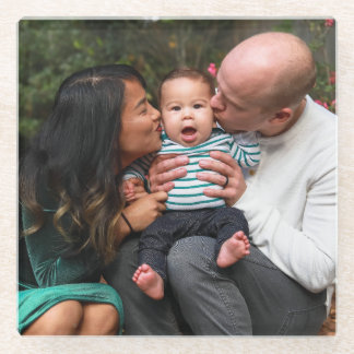 Personalized Photo Glass Coaster