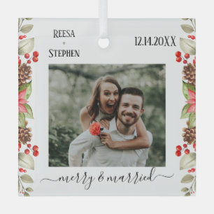 Personalized Photo Glass Ornament