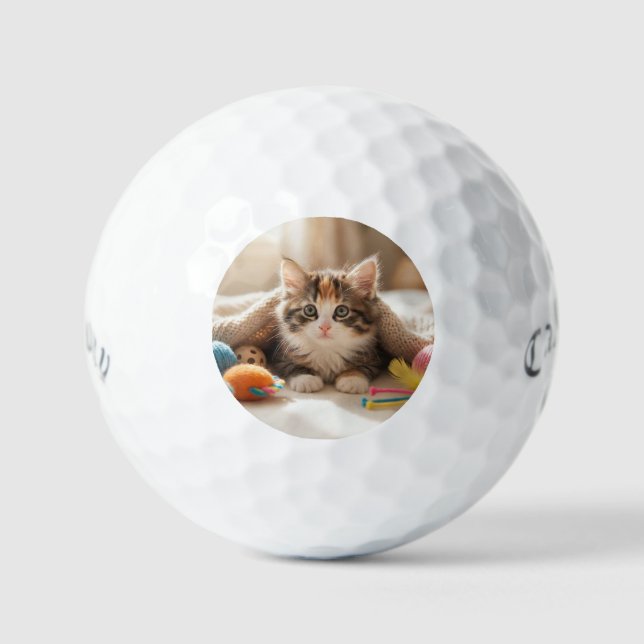 Personalized Photo Golf Ball Luxury Custom Design (Front)