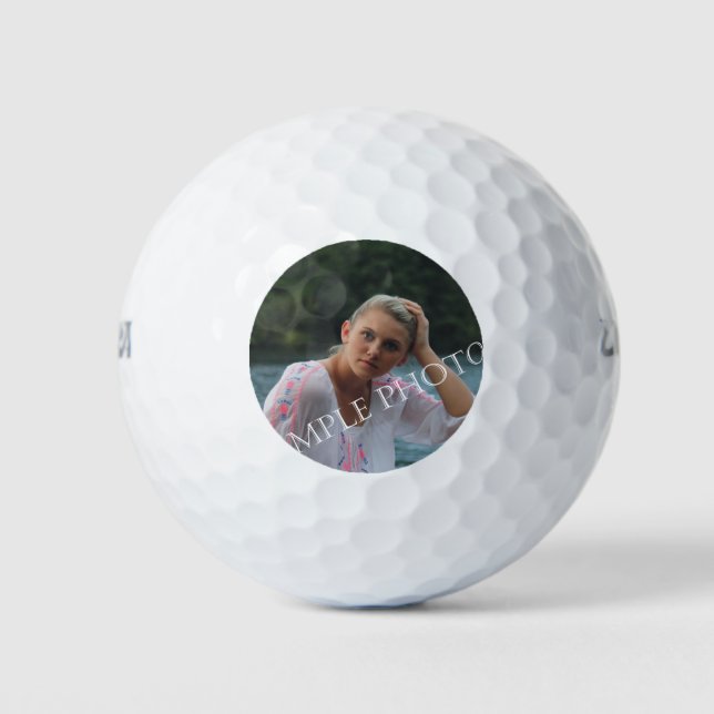 Personalized photo golf ball. Make your own! Balls (Front)