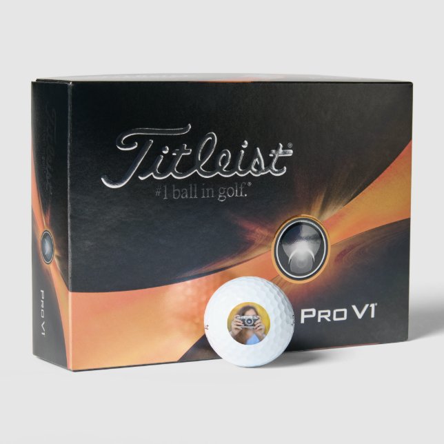 Personalized Photo Golf Balls - Unique Golf Gift (Packaging)