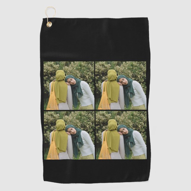 Personalized Photo Golf Towel (Front)