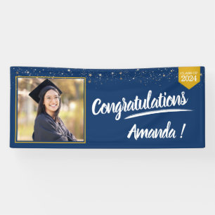 Personalized Photo Graduation Announcement Banner