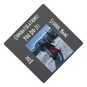 Personalized Photo Graduation Cap topper
