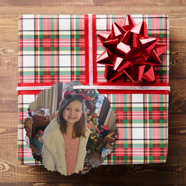 Personalized Photo Grandchild's Christmas  Ornament Card (Insitu (Gift))