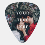 Personalized Photo Guitar Pick<br><div class="desc">Customize the text or delete as desired; photo placeholder template on both sides. Optional, customize to remove and choose a background colour or add patterns etc</div>