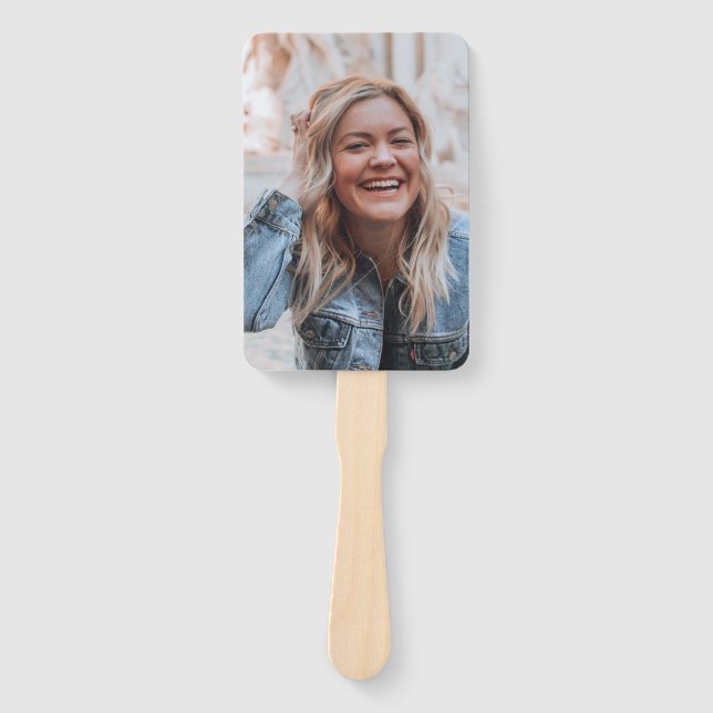 Personalized Photo Hand Fan (Front)