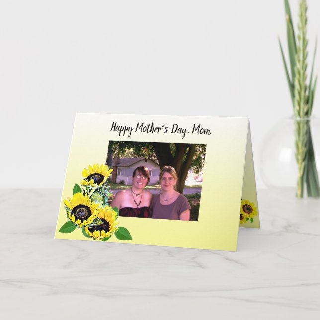 Personalized Photo Happy Mother's Day Card (Front)