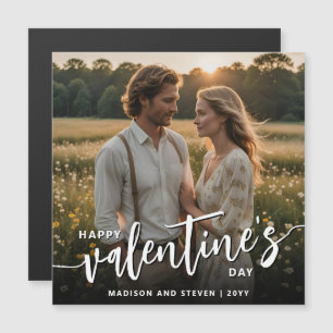 Personalized Photo Happy Valentine's Day Elegant