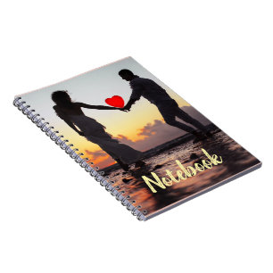 Personalized Photo Happy Valentine's Day Notebook