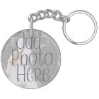 Personalized Photo Heart Keychains Template