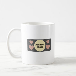 Personalized Photo Heart Mug  Custom Love Gift