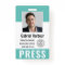 Personalized Photo ID & Logo Journalist Press Pass
