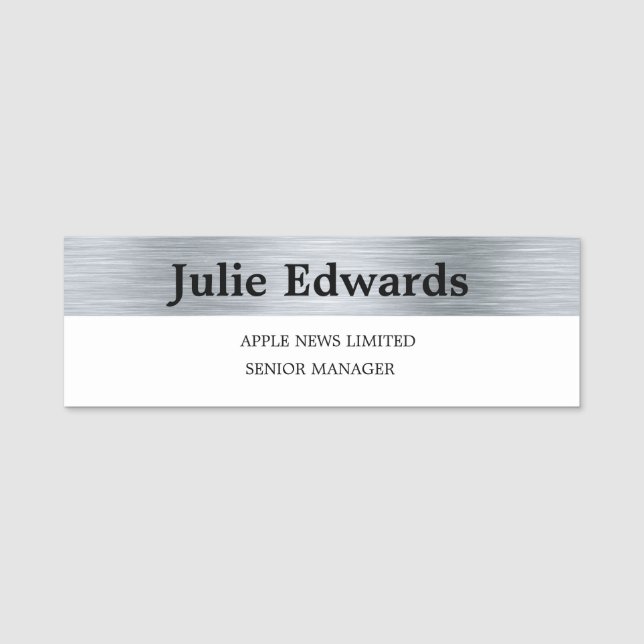 Personalized Photo ID & Logo security pass Badge (Front)