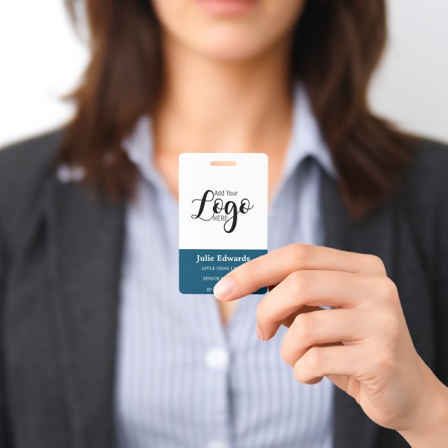 Personalized Photo ID & Logo security pass Badge (Presented)